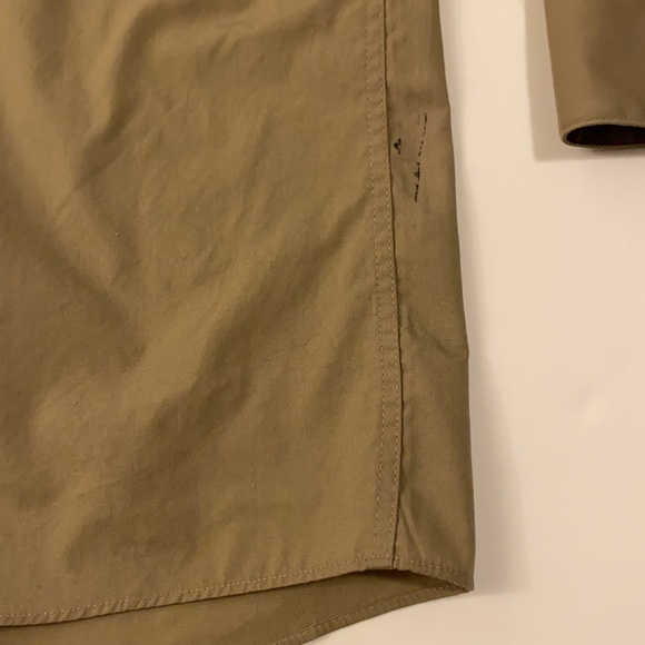 Alexander Julian Men’s Long Sleeve Button Down Dress Shirt L 16-16 1/2 Tan - Picture 8 of 11